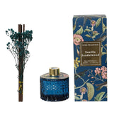 Decoris Glass Diffuser with Fiber Sticks in a Giftbox 8.5cm - Blue